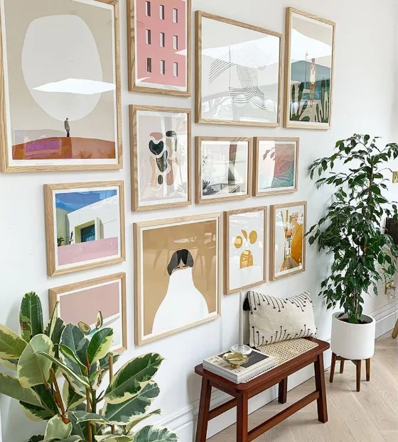 Tableau Inspiration accroché chez un client