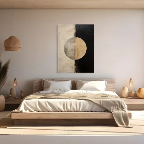 Tableau Dualité Intemporelle – Abstrait – vue 2