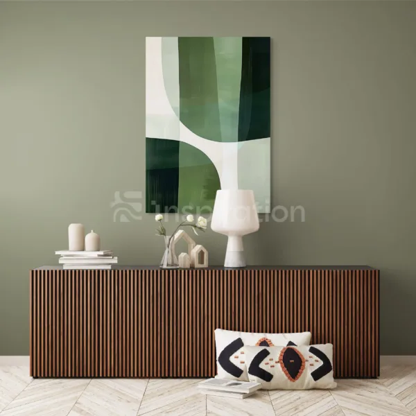 Tableau Équilibre Végétal – Abstrait – vue 2