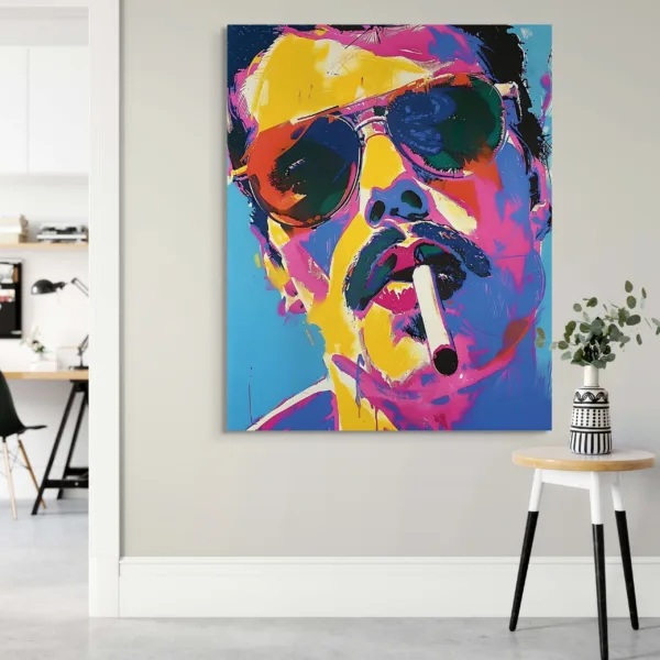 Tableau Neon Rebel – Pop Art – vue 2