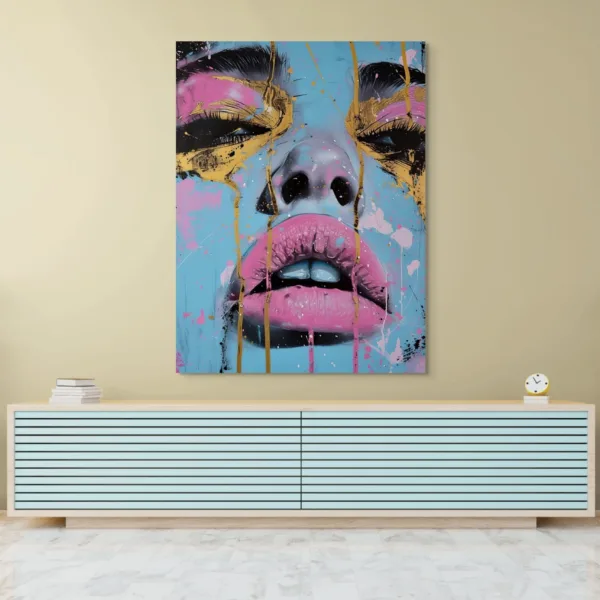 Tableau Désir Chromatique – Street art – vue 3