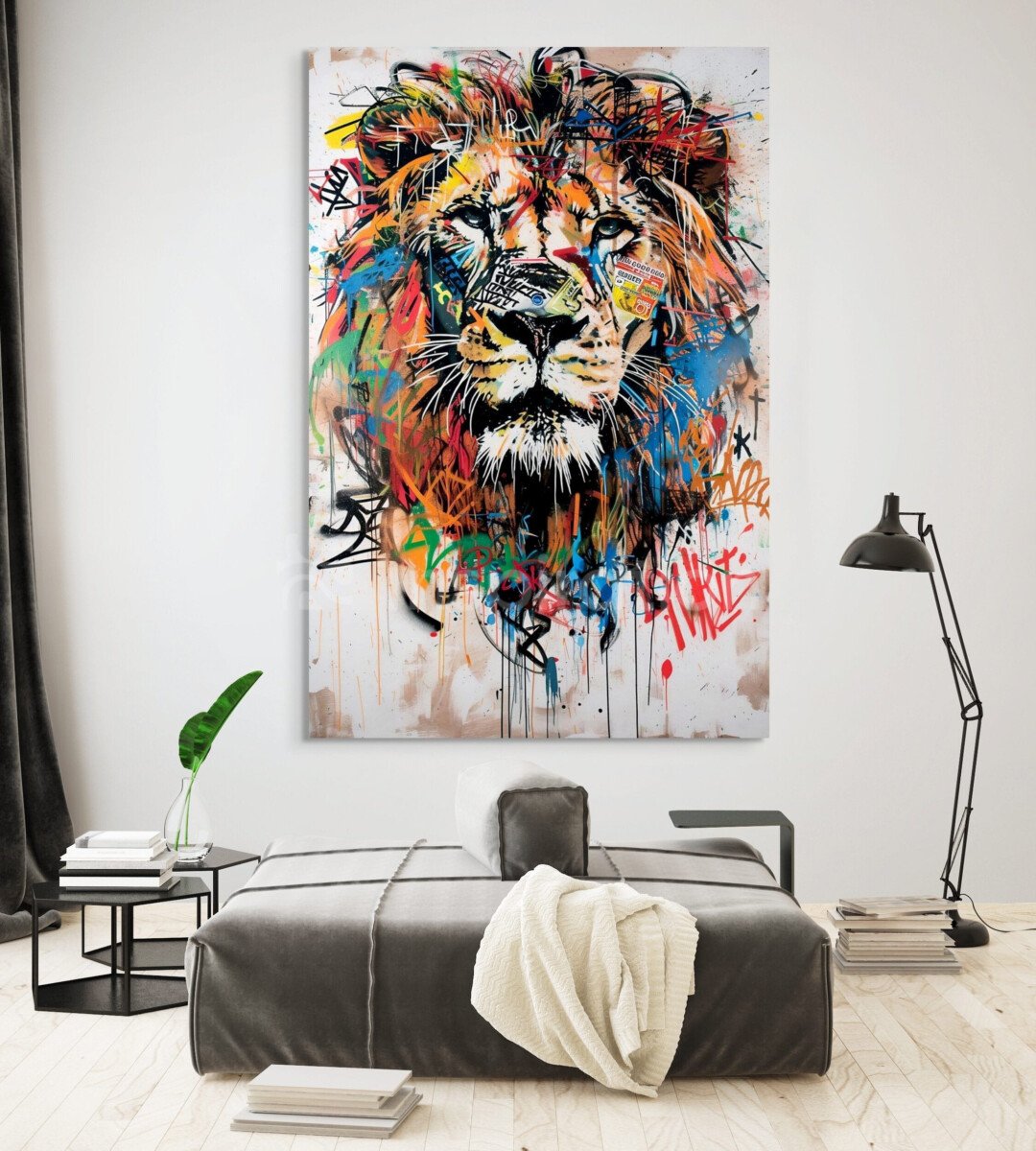 inspiration.ma - Rugissement Urbain - Street Art - animal lion