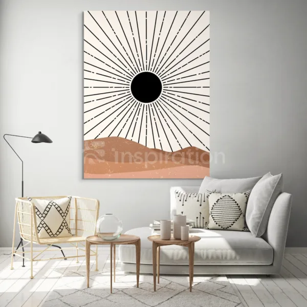 Tableau Soleil Mystique – Boho Chic – vue 2