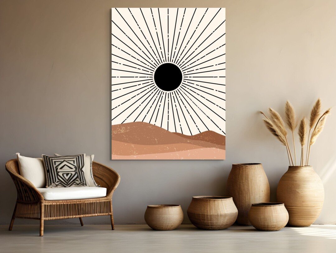 inspiration.ma - Soleil Mystique - Art Minimaliste - b42 1 2 scaled