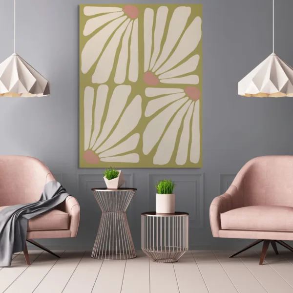 Tableau Fleurs Bohèmes – Boho Chic – vue 2