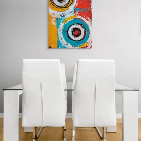 Tableau Pulsations Urbaines – Abstrait – vue 2