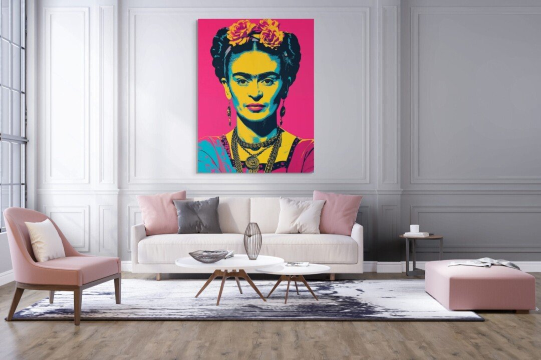 inspiration.ma - Icône Rebelle - Pop Art - frida 1 scaled