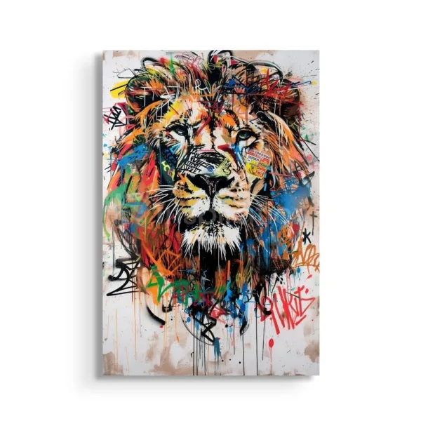 Tableau Rugissement Urbain – Pop Art