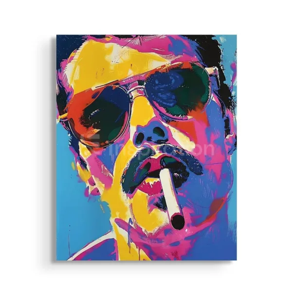 Tableau Neon Rebel – Pop Art