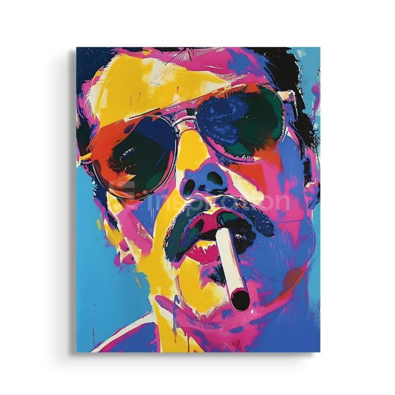 Tableau Neon Rebel – Pop art