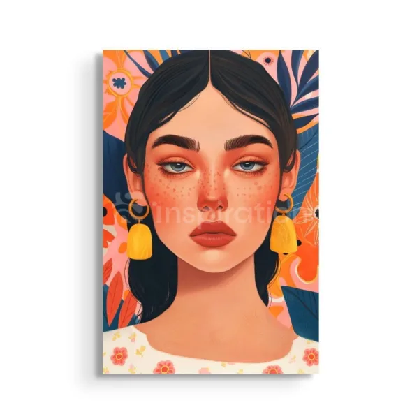 Tableau Regard Intense – Boho Chic