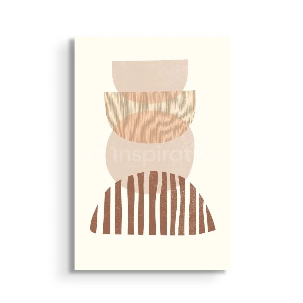 Équilibre Naturel - Art Abstrait Minimaliste