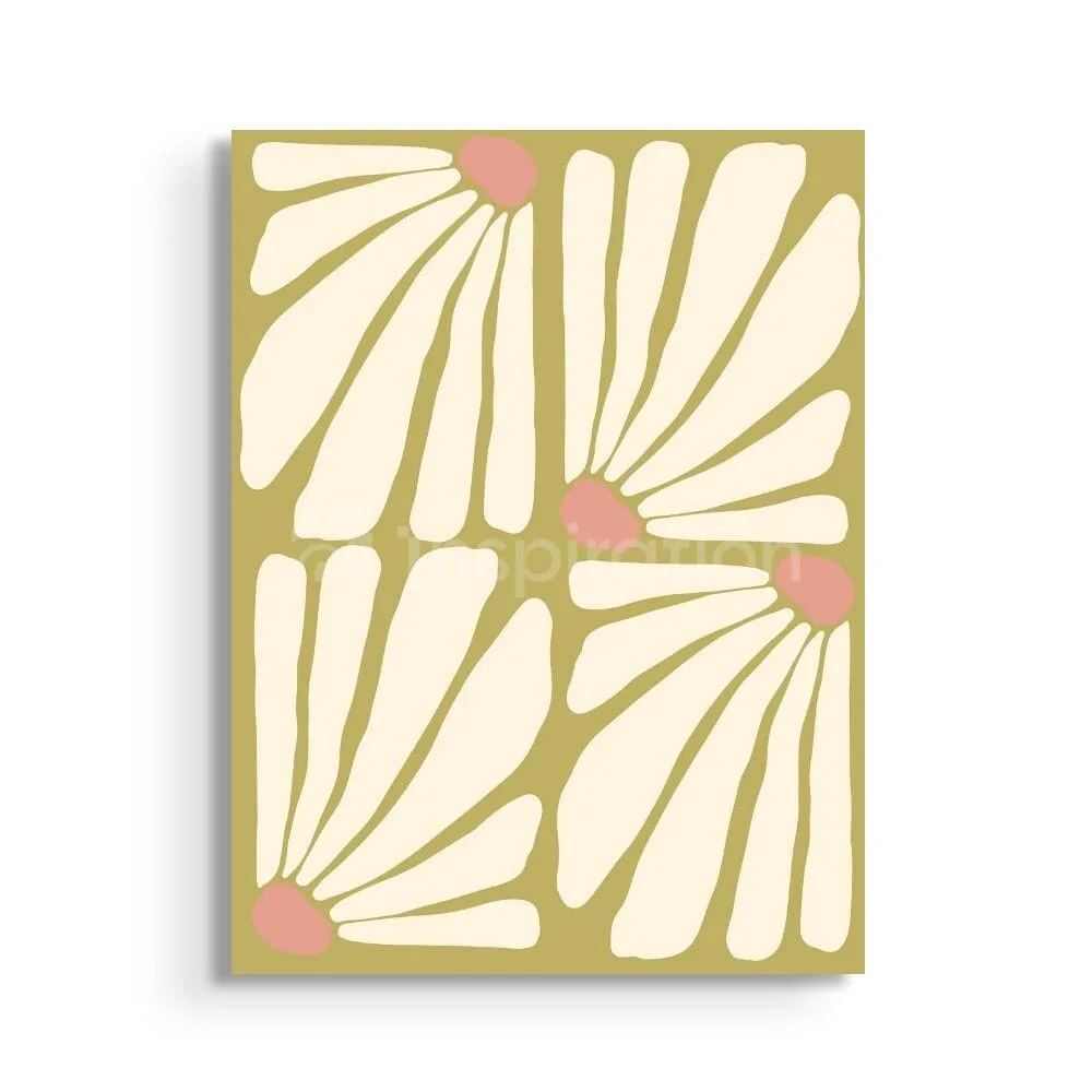 Fleurs Bohèmes - Art Abstrait Floral