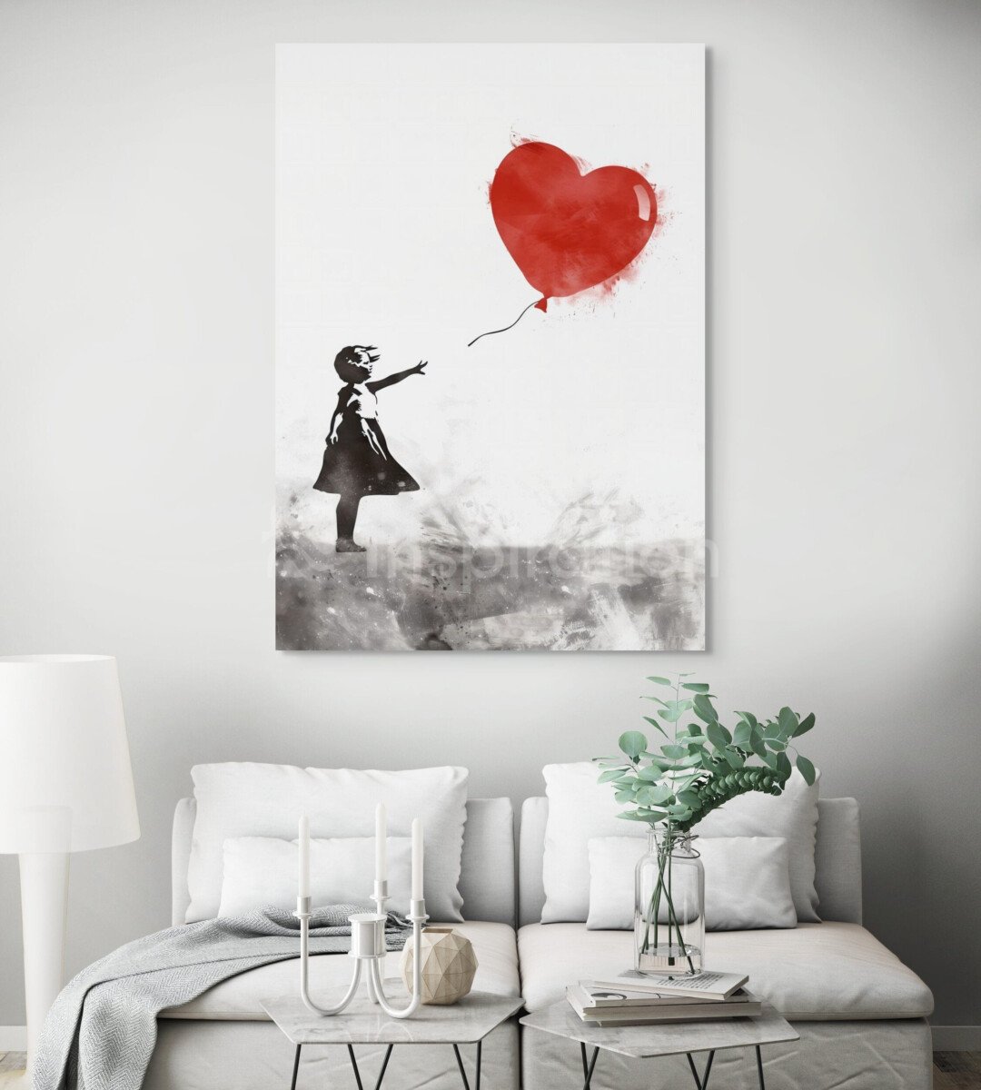 inspiration.ma - Lâcher Prise - Street Art - heart ballon 1