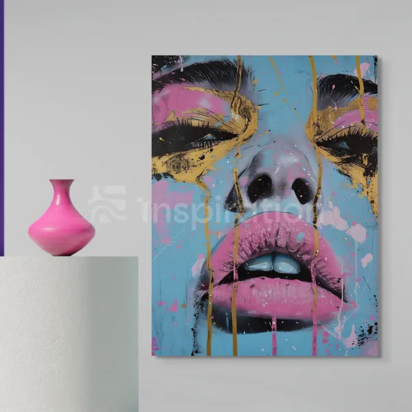 Tableau Désir Chromatique – Pop Art – vue 2