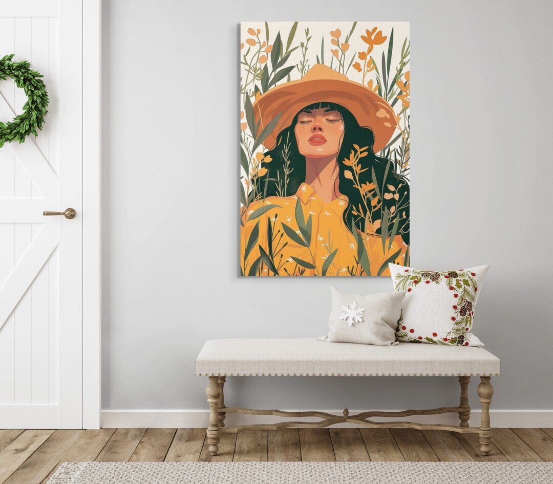 inspiration.ma - Soleil Intérieur - Portrait Contemporain - poster boho art feminine style 20 1 scaled