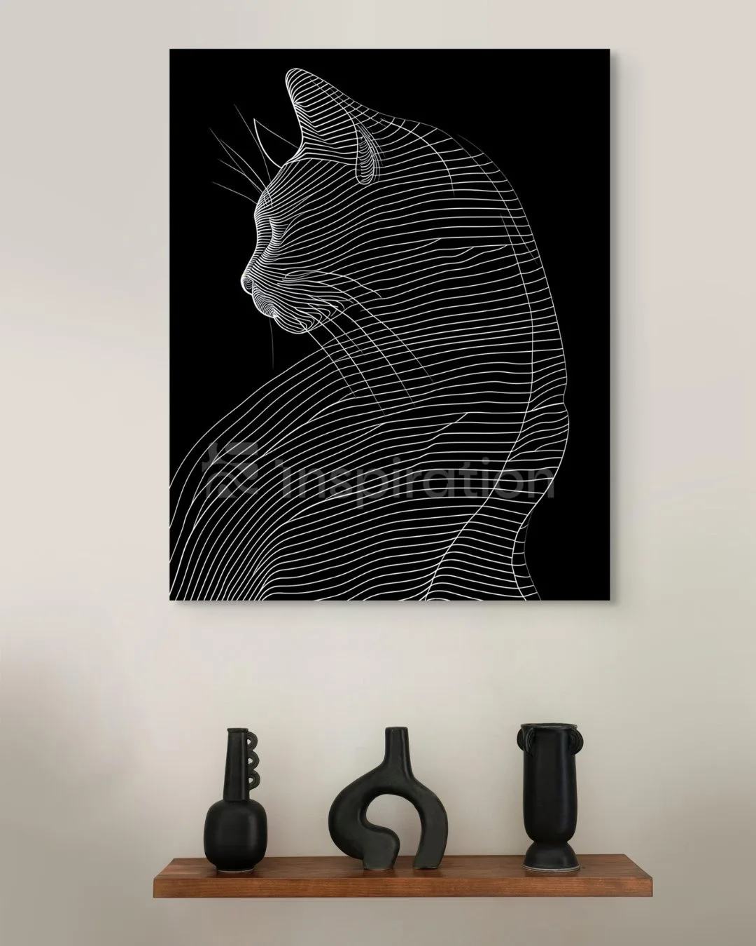 Silhouette Féline – vue 3