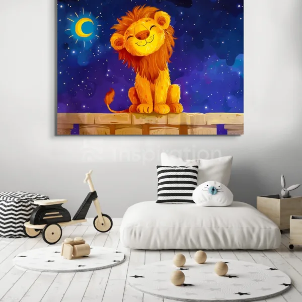 Tableau Roi de la Nuit – Rêves d'Enfants – vue 2