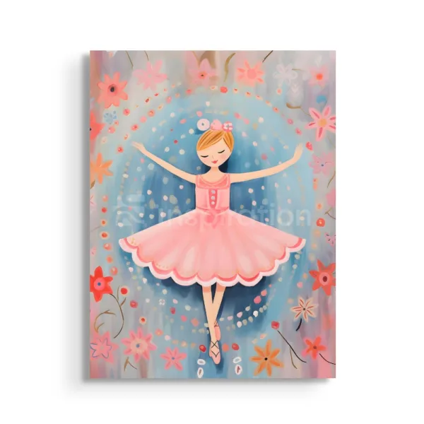 Tableau Valse Florale – Rêves d'Enfants