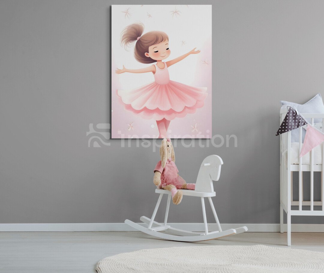 inspiration.ma - Danse de Rêve - Illustration Enfantine - llittle ballerina poster 5 1