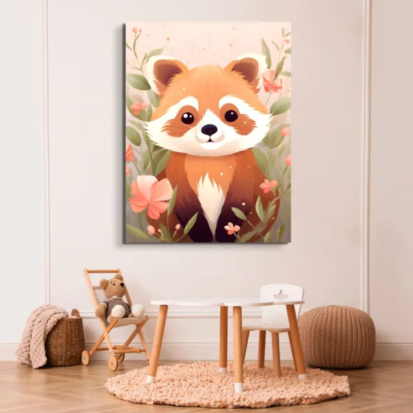 Tableau Petit Panda Roux – Rêves d'Enfants – vue 2