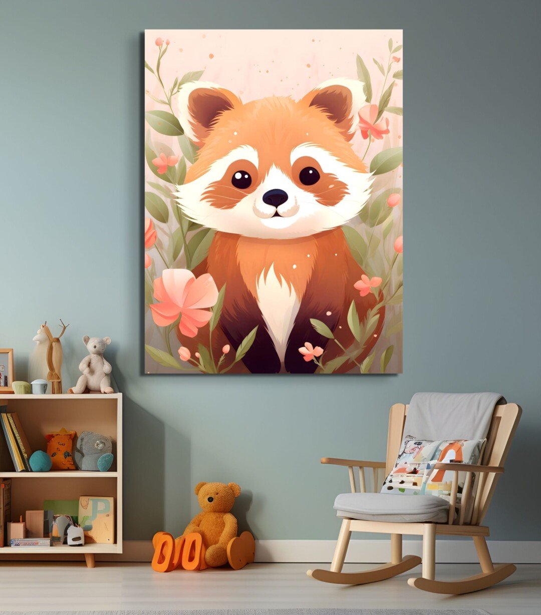 inspiration.ma - Petit Panda Roux - Illustration Enfantine - red panda poster 2 3 scaled