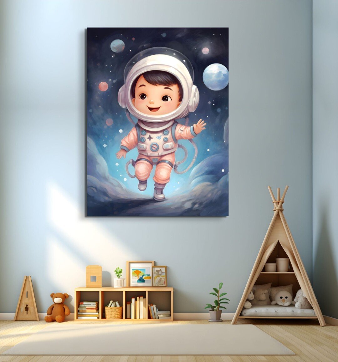 inspiration.ma - Petit Astronaute - Illustration Enfantine - space poster 1 1 scaled