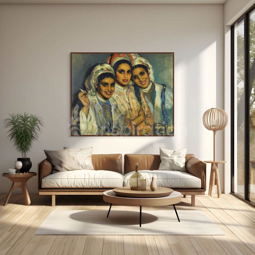 inspiration.ma - Trois femmes - Réalisme orientaliste - download 3