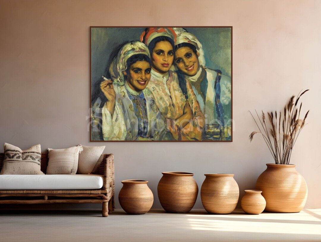 inspiration.ma - Trois femmes - Réalisme orientaliste - download 4